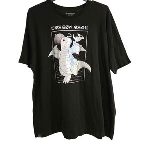 Official Pokémon Center Dragonite "Dragon Rage" Greatest Hits Shirt Sz 4X Black